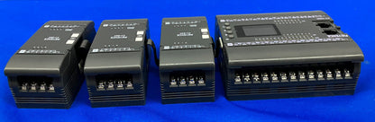 UNIDAD BASE KEYENCE KV-4DR, TIPO DC, CON 2 MICROPLC KV-E8X Y KV-E8A 