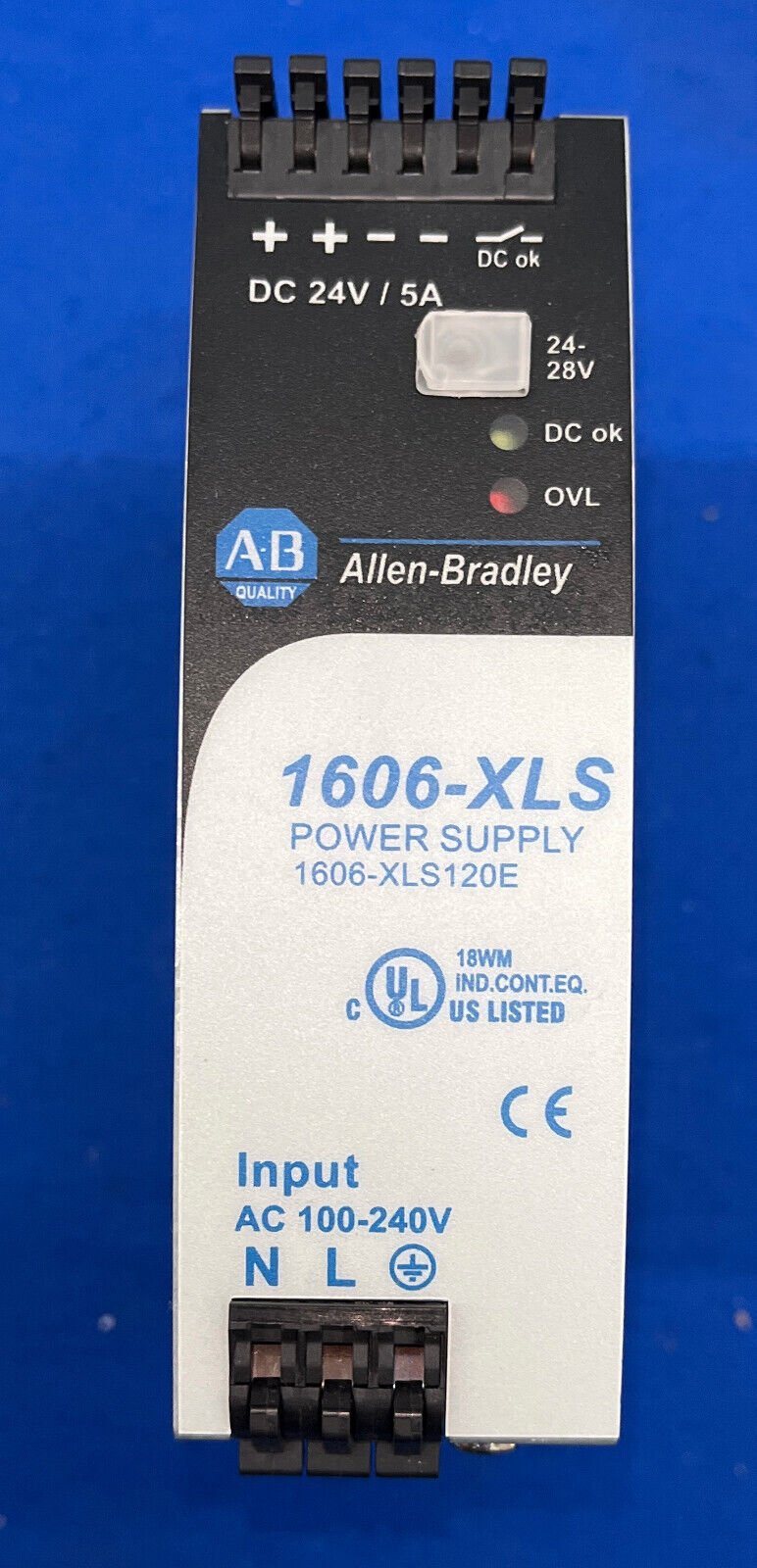 FUENTE DE ALIMENTACIÓN DE 24 VCC AB ALLEN BRADLEY 1606-XLS / 1606-XLS120E