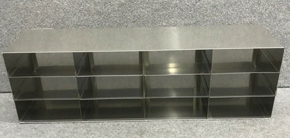 VWR CRYOPRO 89214-644 STAINLESS STEEL UPRIGHT FREEZER RACK FOR 2" BOXES