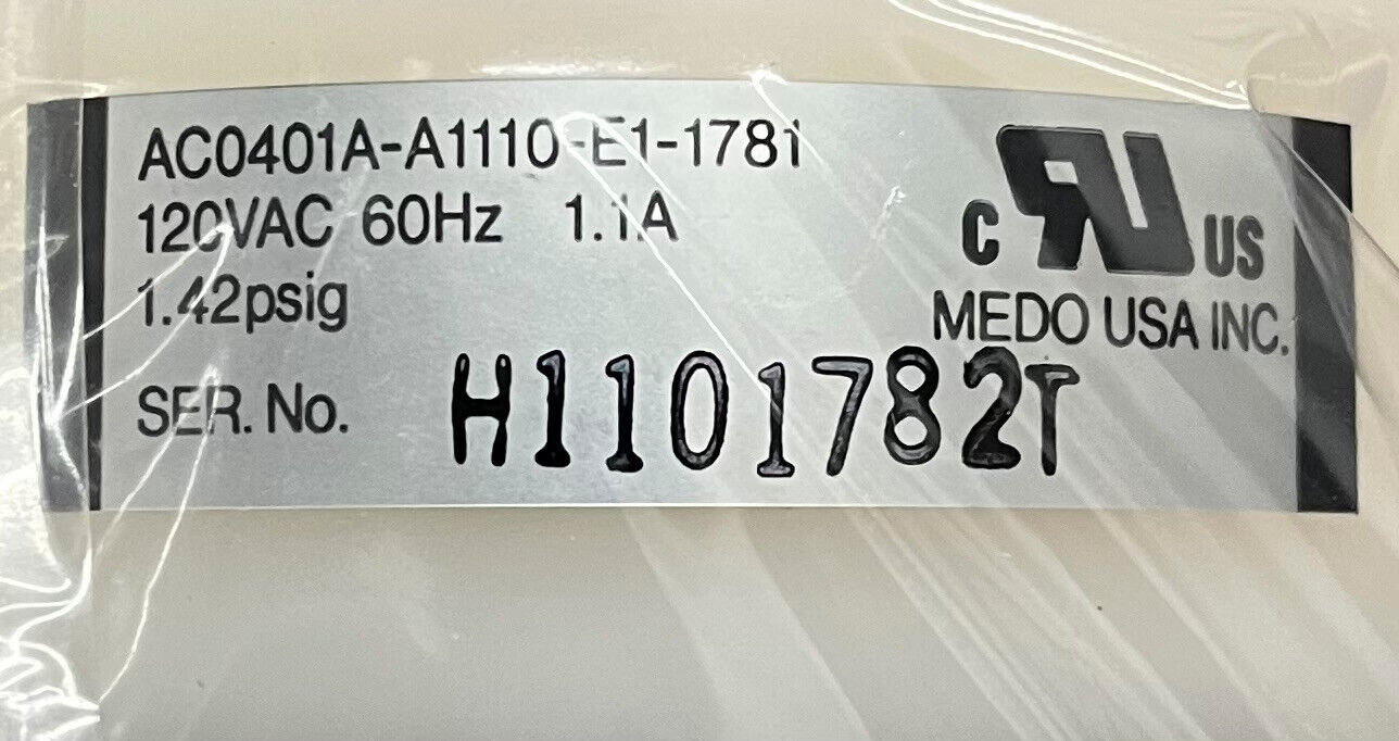 MEDO COMPRESSOR PUMP AC0401A-A1110-E1-1781 PSIG 1.42 120VAC