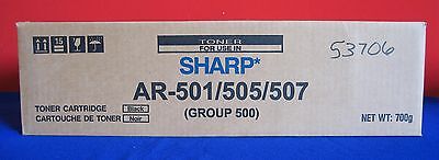 SHARP AR-501/505/507 TONERKARTUSCHE SCHWARZ (GRUPPE 500) NEU IN BOX