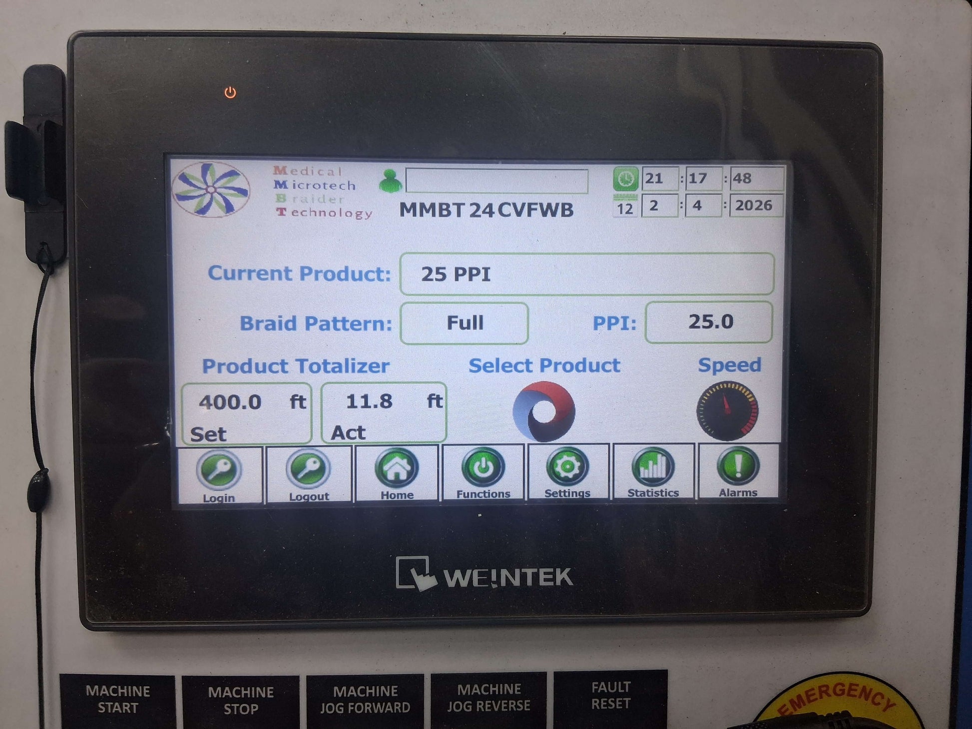 MMBT24CVFWB_Caterpillar_Control_Screen