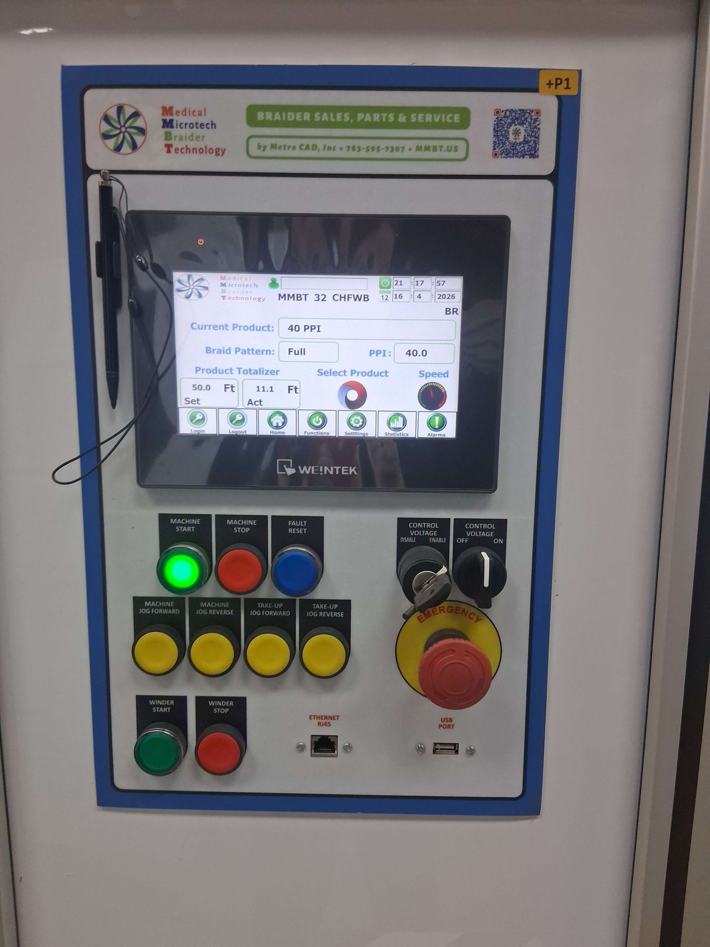 MMBT32CHFWB32CarrierHorizontalLargeCaterpillarControlPanel