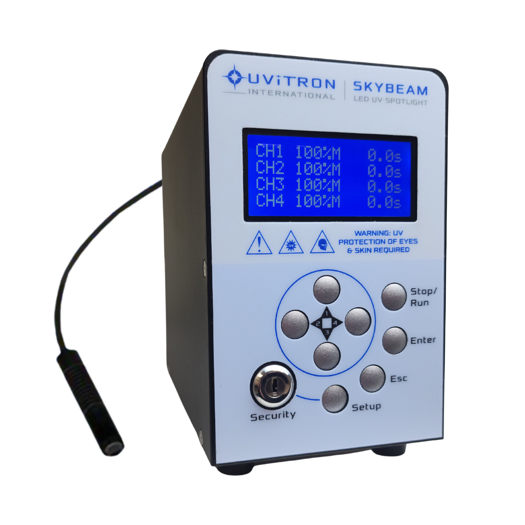 Uvitron Sky Beam LED Spot System UV Cure High Intensity Cool Operation