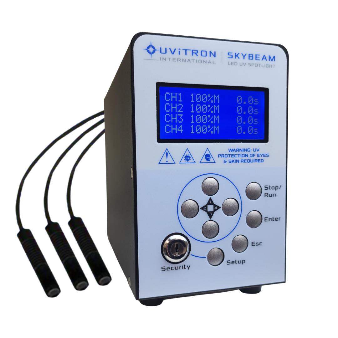 Uvitron Sky Beam LED Spot System UV Cure High Intensity Cool Operation