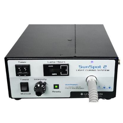 SunSpot 2 light curing system on a white background
