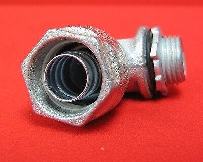 O-Z GEDNEY 1/2 INCH 90 DEG LIQUID TIGHT ELBOW,SOLD AS 1 LOT OF QTY 9