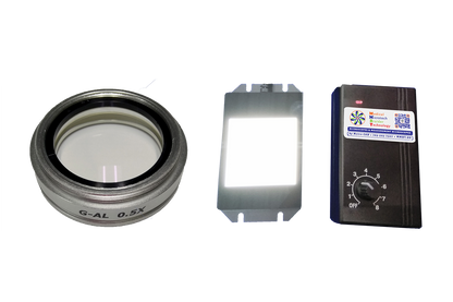 splitter 1-2 objective lens led rectangle microscope accessory