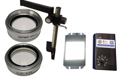 doubler splitter objective lenses extension bar led rectangle backlight microscope accessories