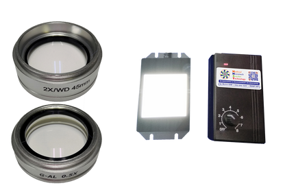 doubler splitter objective lenses microscope accessories led rectangle backlight