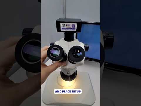TS-NL Track Stand LED HDMI Microscope Unit 17 | 50X - 200X | 10X eye | 1X Lens