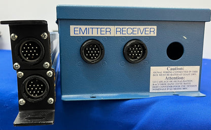 PINNACLE SAFETY LIGHT CURTAIN CONTROL BOX MG-28-0F-20 EMITTER & RECEIVER - PARTS