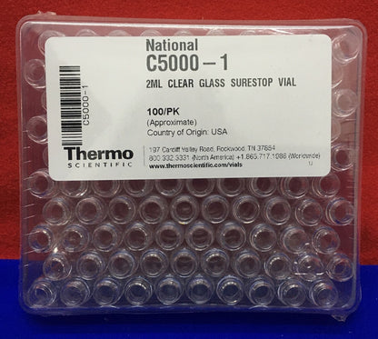 THERMO SCIENTIFIC C5000-1 / CANTIDAD 20 PAQUETES DE 100 VIALES TOTAL DE 2000 VIALES