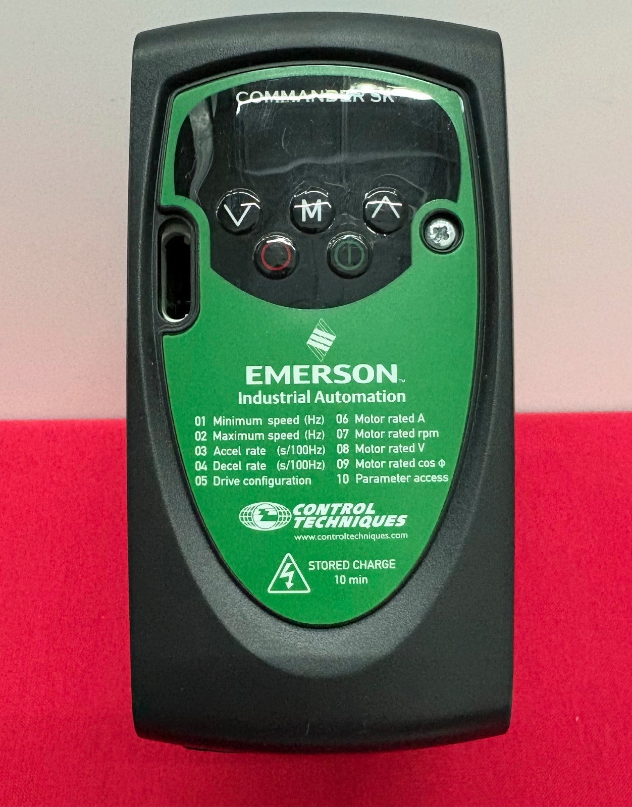 EMERSON CONTROL TECHNIQUES SKA1200037 COMMANDER SK - FOR PARTS/REPAIR