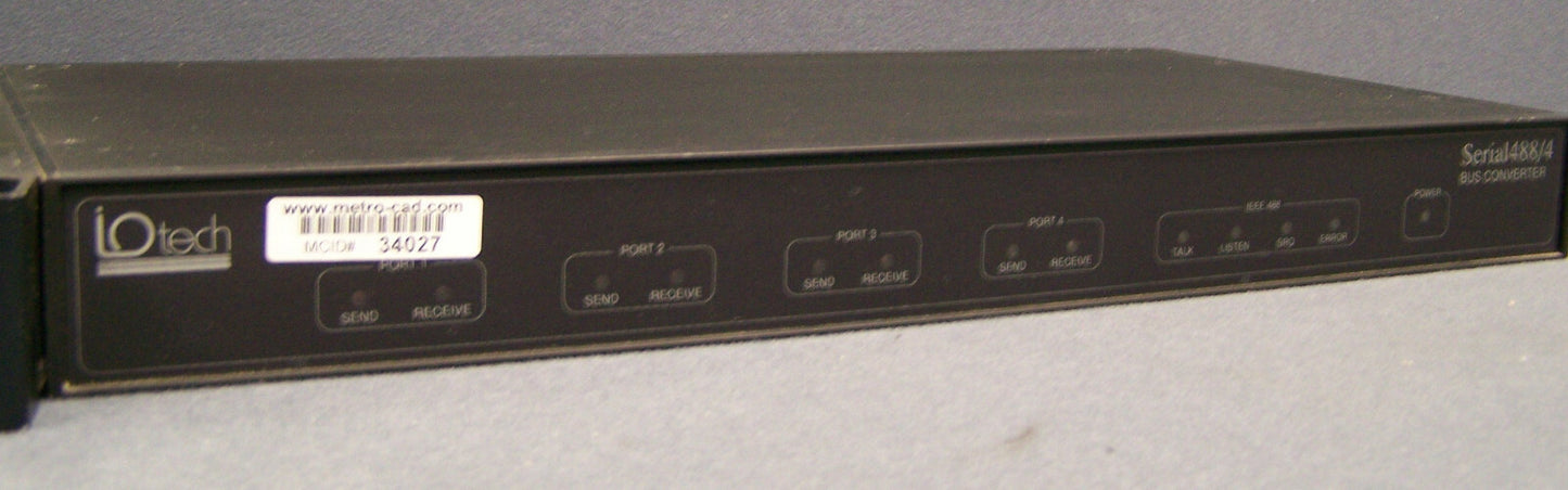 IO TECH シリアル 488/4 SN 045365 バスコンバータ IEEE 488