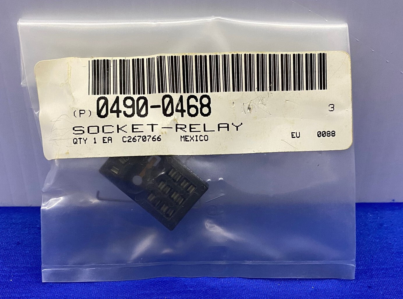 ZOCCOLO HP / AGILENT 0490-0468 - RELÈ CON MOLLA PORTARELÈ PRIGIONIERA