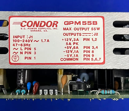 ALIMENTATORE CONDOR GPM55B 55W MAX USCITA 12V 3A 5V 6A 