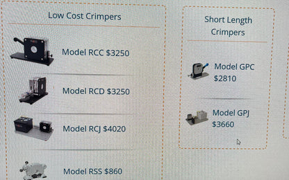 CRIMPERADORA NEUMÁTICA GPJ DE 6 MÁQUINAS CORTAS BLOCKWISE CON GPD SMC NCMB150-0100