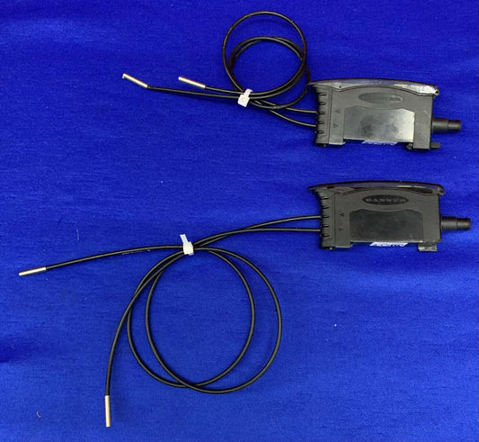 Lot de 2 câbles de capteur photoélectrique/fibre optique Banner D10DPFPQ différents