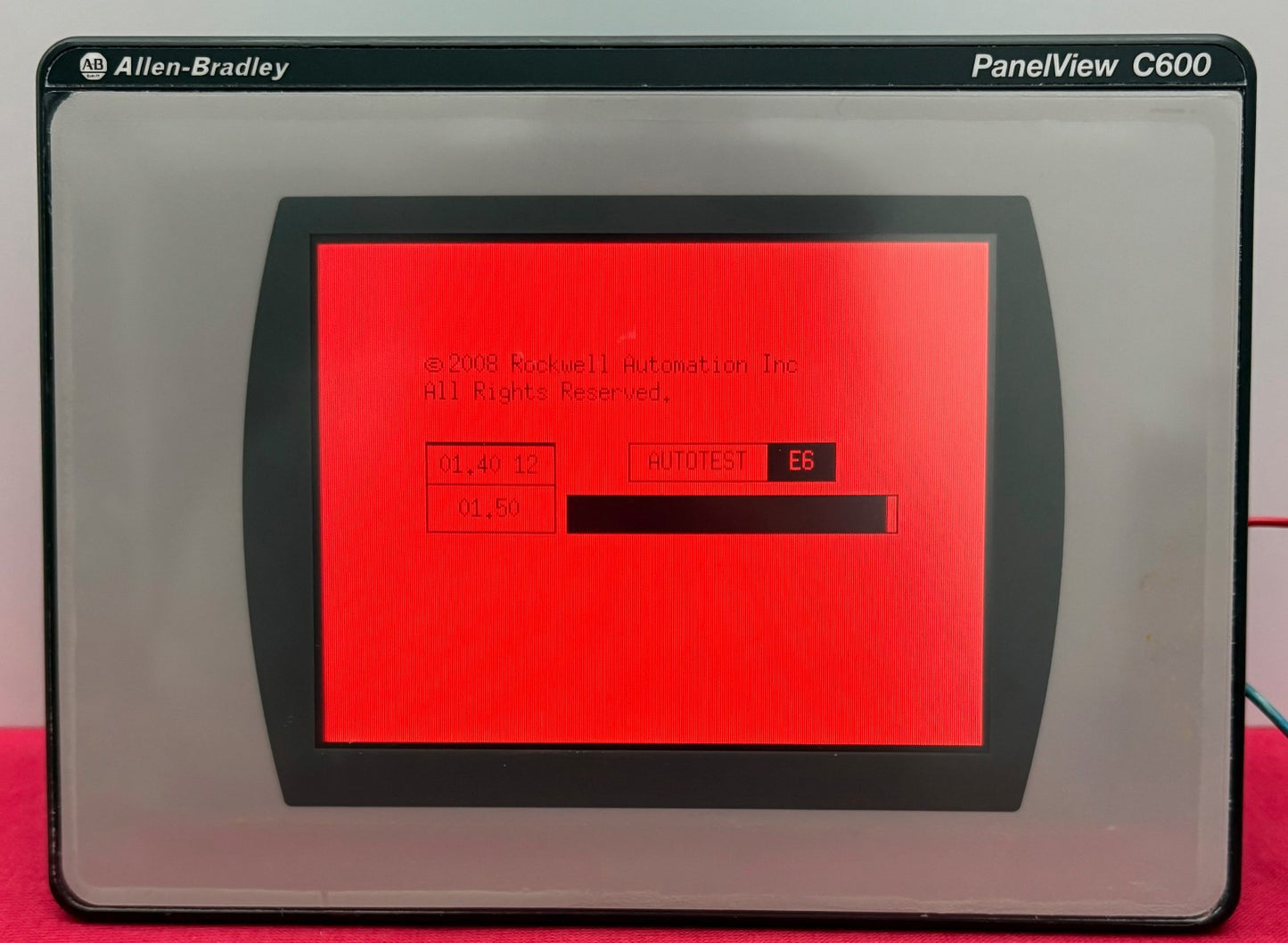 Allen-Bradley AB PANELVIEW C600 TOUCH SCREEN 2711C-T6C SER C REV A  PARTS/REPAIR