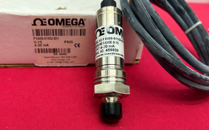 OMEGA PX409-015GI-EH HIGH ACCURACY PRESSURE TRANSDUCER 0-15 PSIG,4-20mA,+_0.05%