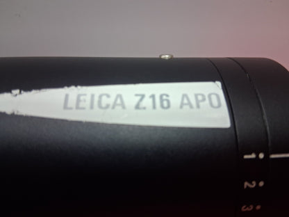 Leica Z16 APO 16:1 Apochromatic Zoom Optical Carrier (Part No. 10447173)