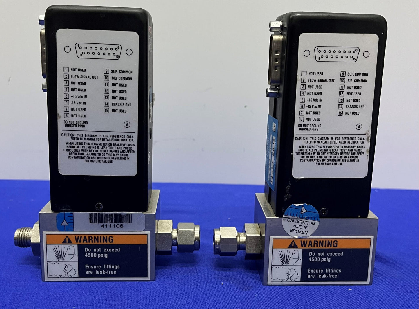 BROOKS INSTRUMENTS 5860E 5860EA154QEA ​​MASSASTROOMSENSOR - 1 PARTIJ HOEVEELHEID 2