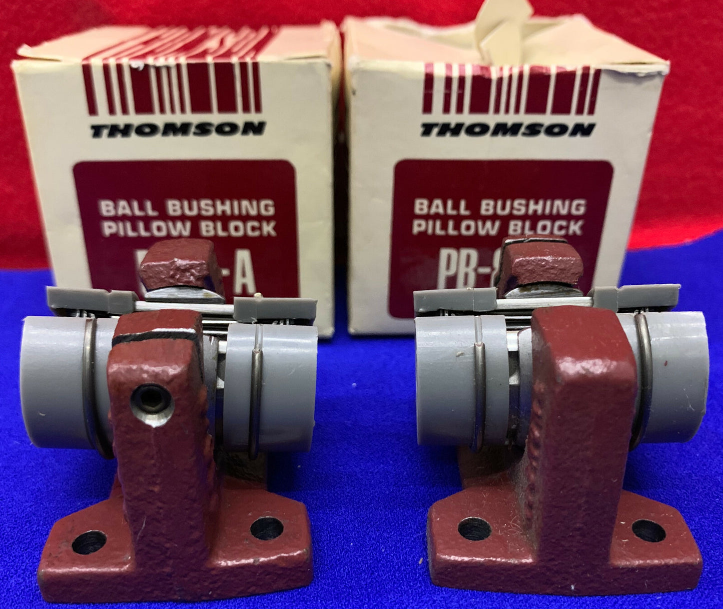 QTY 2 - BOCCOLE A SFERA THOMSON PB-8-A CUSCINI A SOSPENSIONE