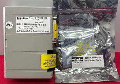 PARKER COMPUMOTOR OEM SERIES TORQUE SERVO DRIVE OEM770T w/ 73-018496-01 REV B