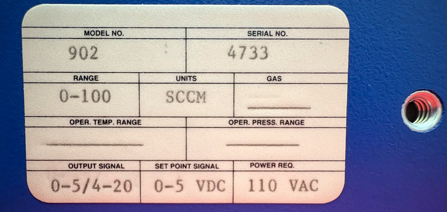 SIERRA INSTRUMENTS 902 DIGITAL DUAL CHANNEL READOUT W/ CABLES - FOR PARTS/REPAIR