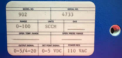 SIERRA INSTRUMENTS 902 DIGITAL DUAL CHANNEL READOUT W/ CABLES - FOR PARTS/REPAIR