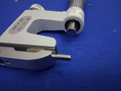 Mitutoyo 117-107 Uni-Mike Outside Micrometer 0-1" Mechanical W/ CASE ACM-1"V