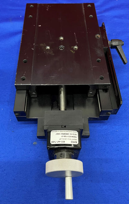 Parker Daedal 4955-06-L Manuell angetriebener Positionierer, Kugelumlaufspindel mit Verriegelung