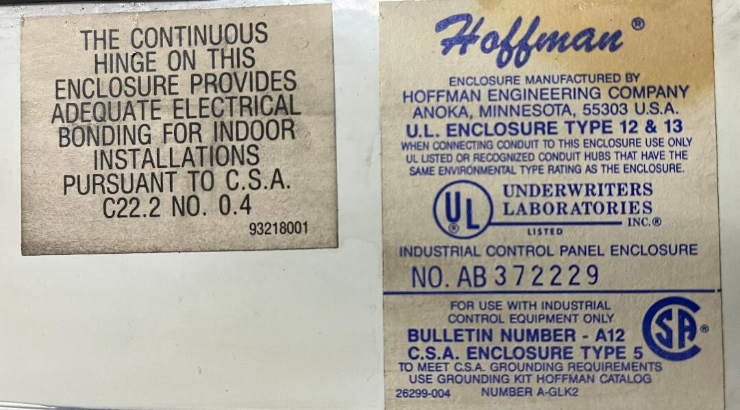 I-T-E/ KIRCHNER F352 / 63674 ENCLOSED SWITCH 60AMPS 600 VOLTS A.C. 3 PHASE 480V