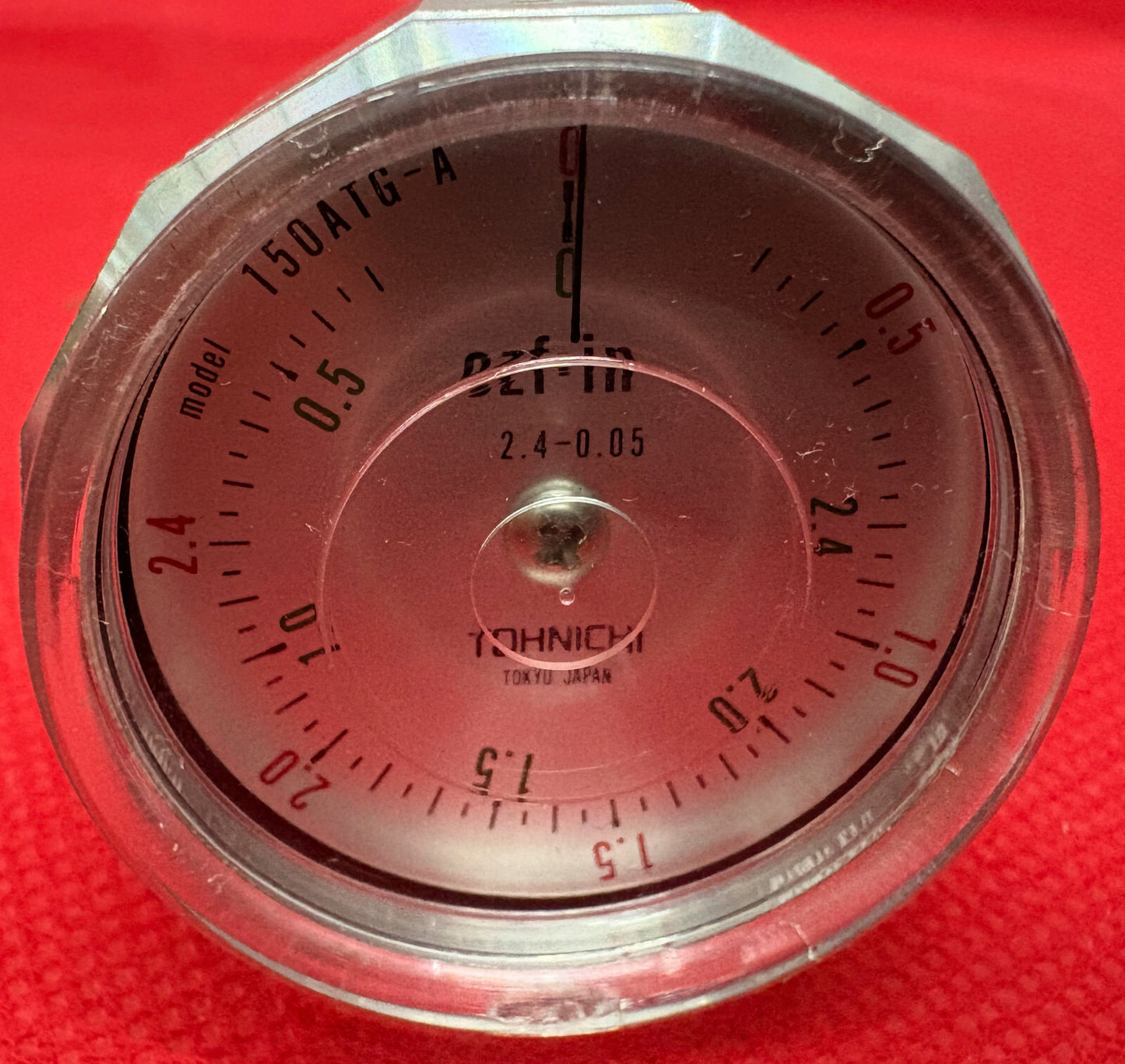 TOHNICHI / MOUNTZ ATG TORQUE GAUGE 150ATG-A ozf-in 2.4-0.05  w/ CASE