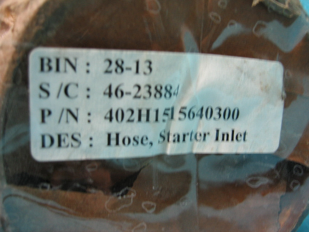 OHIO HYDRAULIC TITEFLEX STARTER EXHAUST HOSE PN S951515800190 SS BRAIDED
