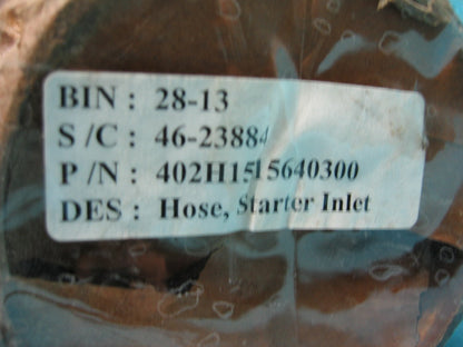 OHIO HYDRAULIC TITEFLEX STARTER EXHAUST HOSE PN S951515800190 SS BRAIDED