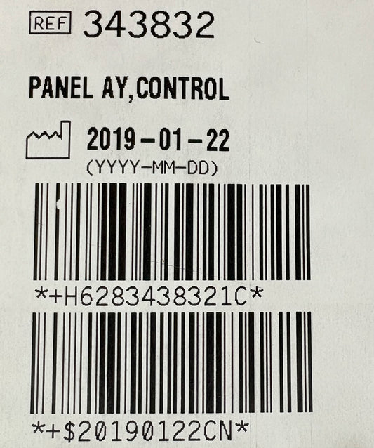 BECKMAN COULTER 343832 TOUCH PANEL AY CONTROL REPLACEMENT KEYPAD FOR J6M & J2M