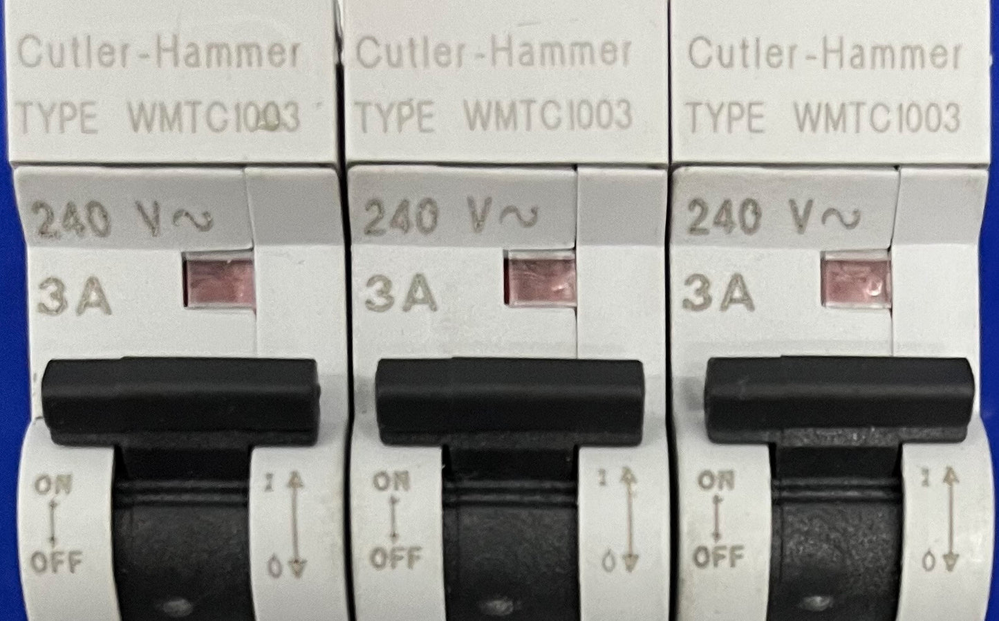 CUTLER-HAMMER WMTC1003 LEISTUNGSSCHALTER 3 AMP - 1 LOT MENGE 3
