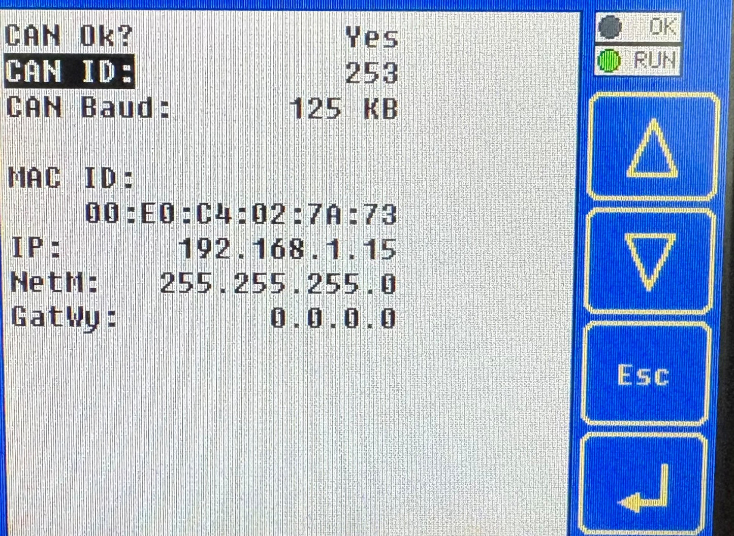 HORNER XL4 OCS HE-XC1E3AA PLC 3.5” COLOR TOUCH SCREEN OPERATOR INTERFACE