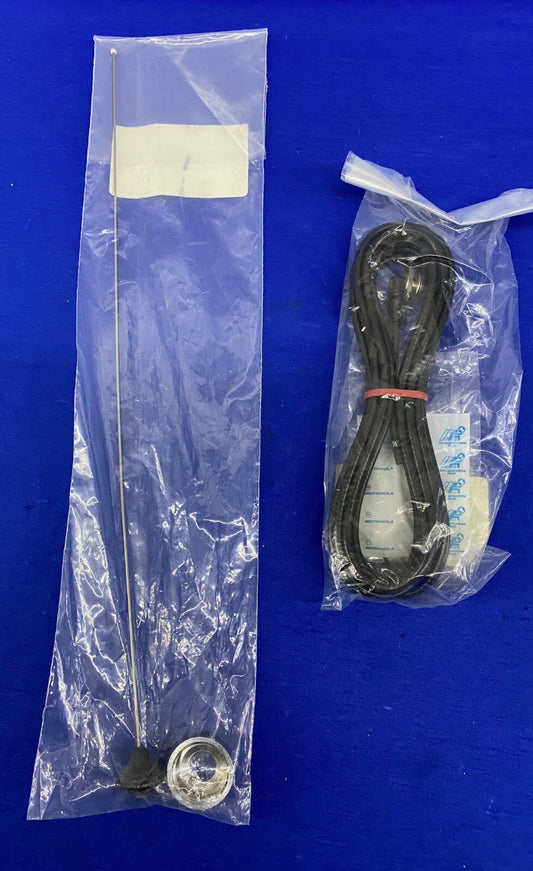 MOTOROLA 01-80351A98 アンテナマウントキット &amp; 01-80352A07 アンテナ