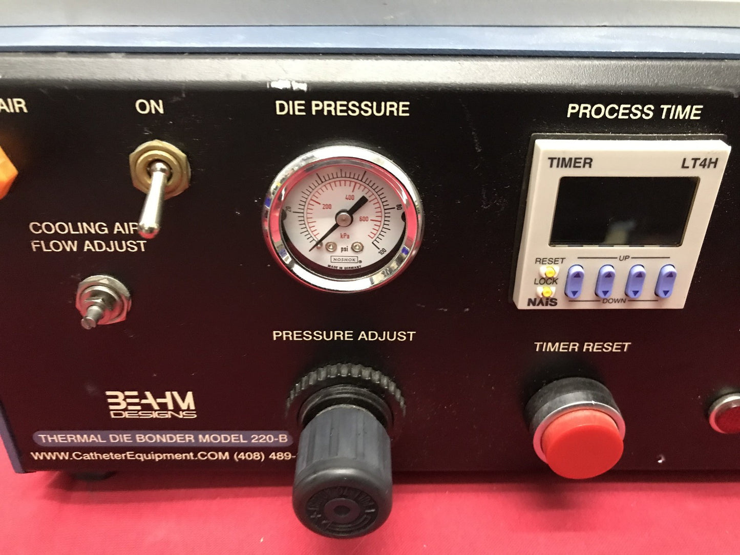 Beahm 220 B Thermal Die Bonder / Hot Jow Bonder / Split Die Bonder /TESTED/WORKS