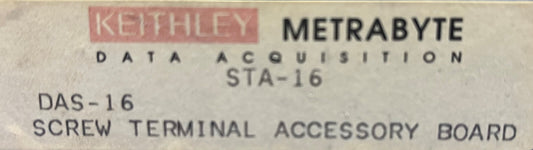 Keithley Metrabyte STA-16 DAS-16 ネジ端子アクセサリ ボード