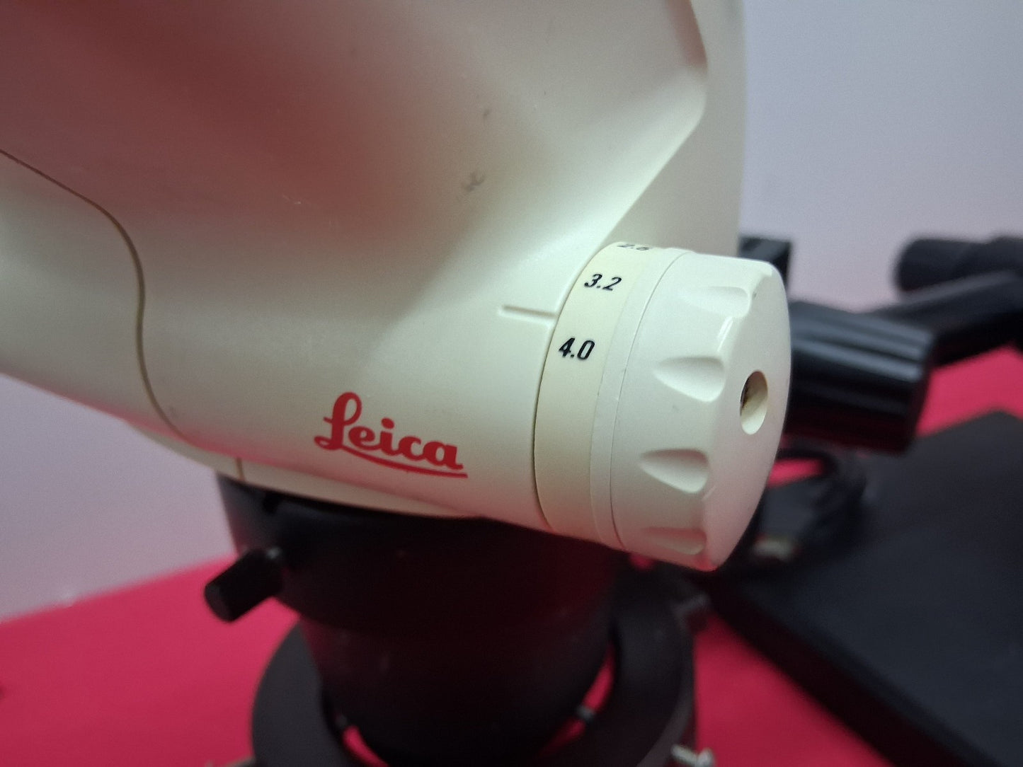 LEICA S6E STEREO ZOOM 6.3- 40X MAGNIFICATION BOOM STAND LED RING LIGHT