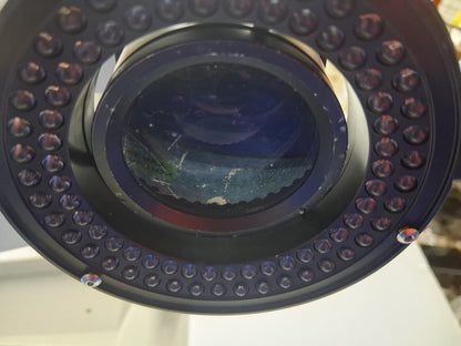 OLYMPUS SZX7 8-56 X SZX-TB1 TILTING ERGONOMIC BINOCULAR MICROSCOPE DF PL 0.75X-4