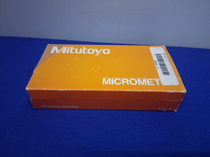 Mitutoyo 117-107 Uni-Mike Outside Micrometer 0-1" Mechanical W/ CASE ACM-1"V