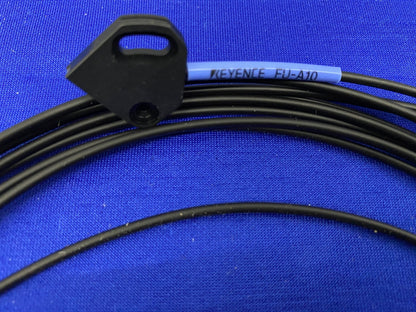 KEYENCE FU-A10 FIBER OPTIC SENSOR 2 METERS 10mm AREA BEAM