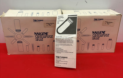 NALGENE 3103-0050 BOX OF 10 CONICAL CENTRIFUGE TUBE PP 50ML - 1 LOT QTY 2 BOXES