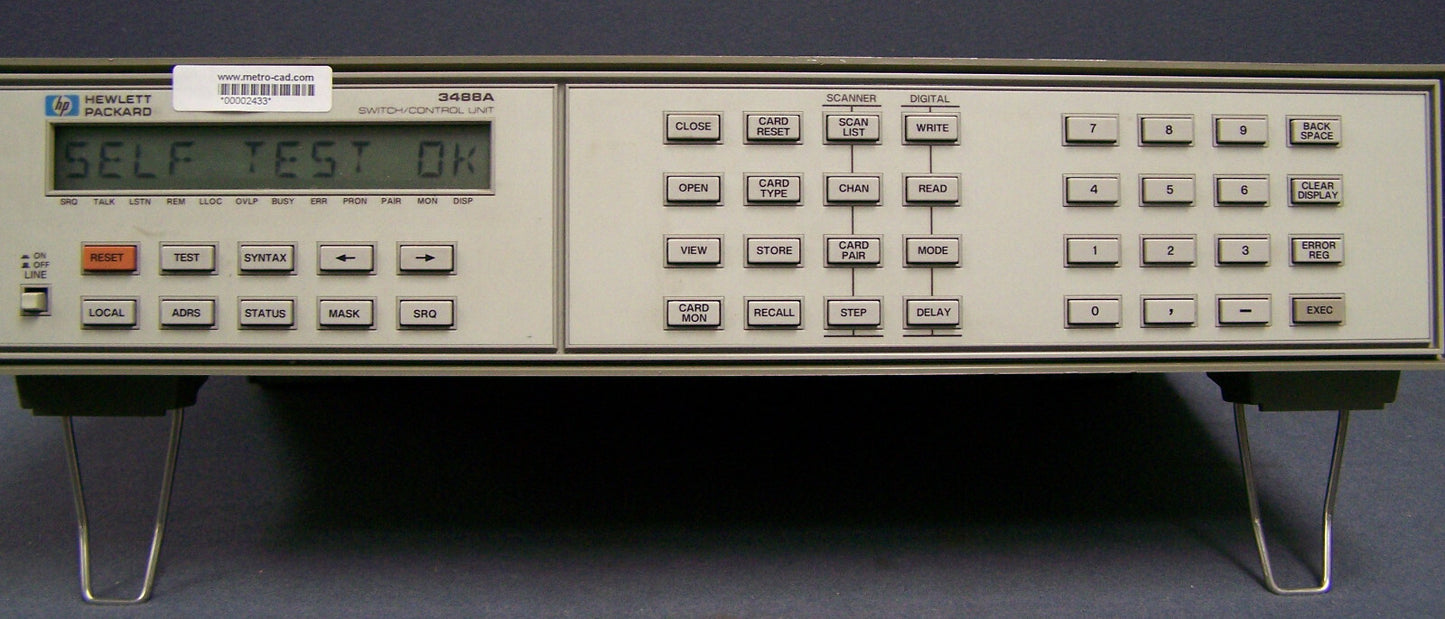 HP 3488A SCHALTER / STEUEREINHEIT: DC-26,5 GHZ SIGNALSCHALTUNG SN 2719A-38061