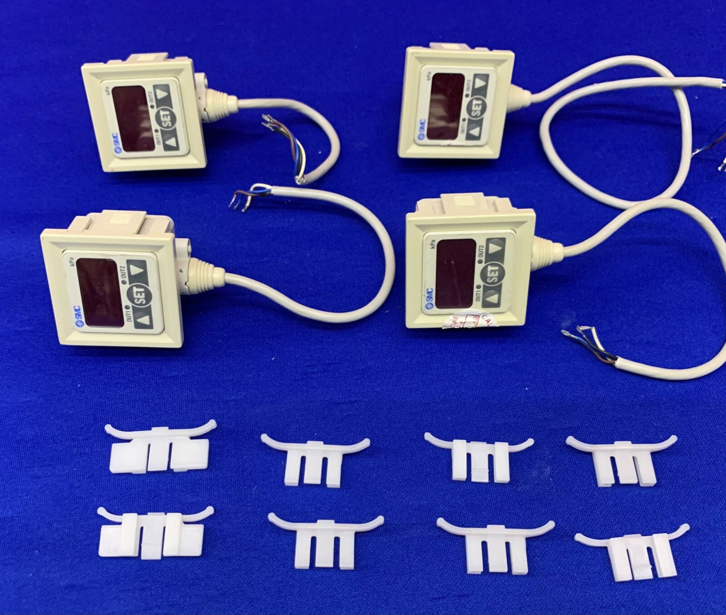 1 lote de 4 interruptores de vacío digitales SMC ZSE40-T1-62L 
